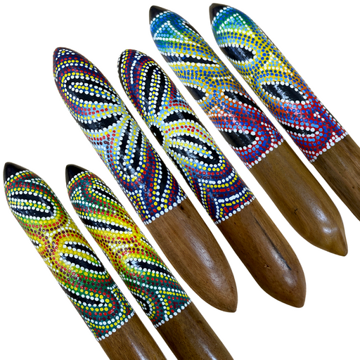 Clap Sticks Rounded Dot Art - Various