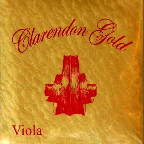 Clarendon Gold Viola String Set - Various Sizes