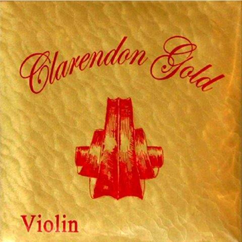 Clarendon Gold Violin String Set - Various Sizes