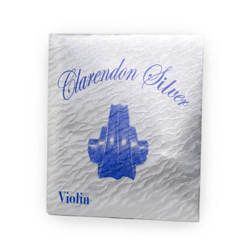 Clarendon Silver Violin String Set - Various Sizes