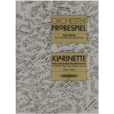 Clarinet Test Pieces For Orchestral Auditions-Woodwind-Edition Peters-Engadine Music
