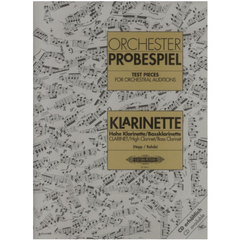 Clarinet Test Pieces For Orchestral Auditions-Woodwind-Edition Peters-Engadine Music