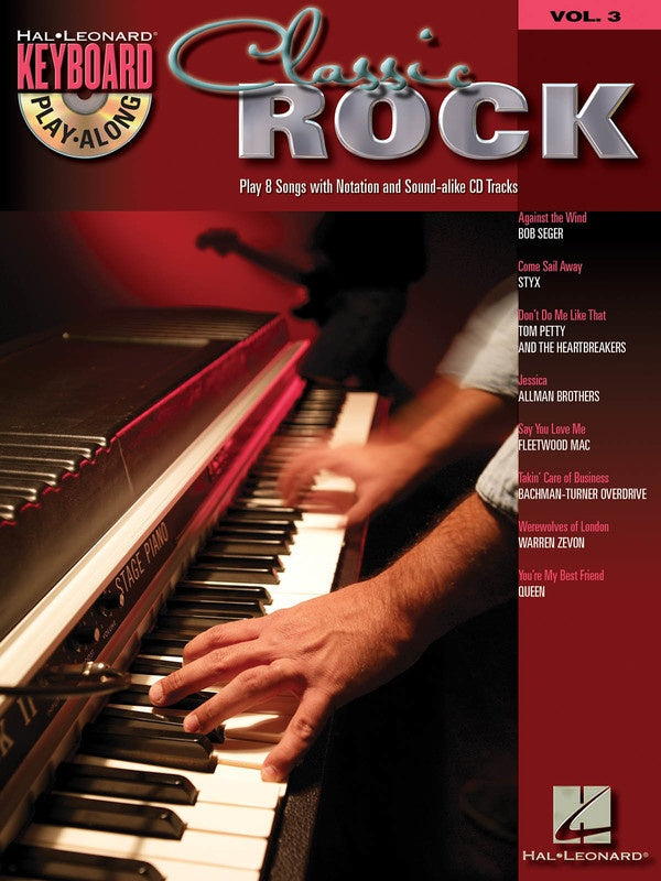 Classic Rock Keyboard Play-Along Volume 3