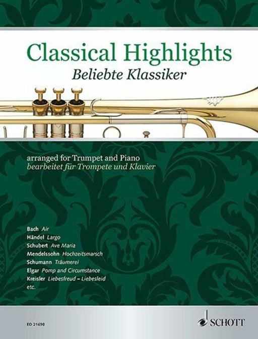 Classical Highlights, Trumpet & Piano-Brass-Schott Music-Engadine Music