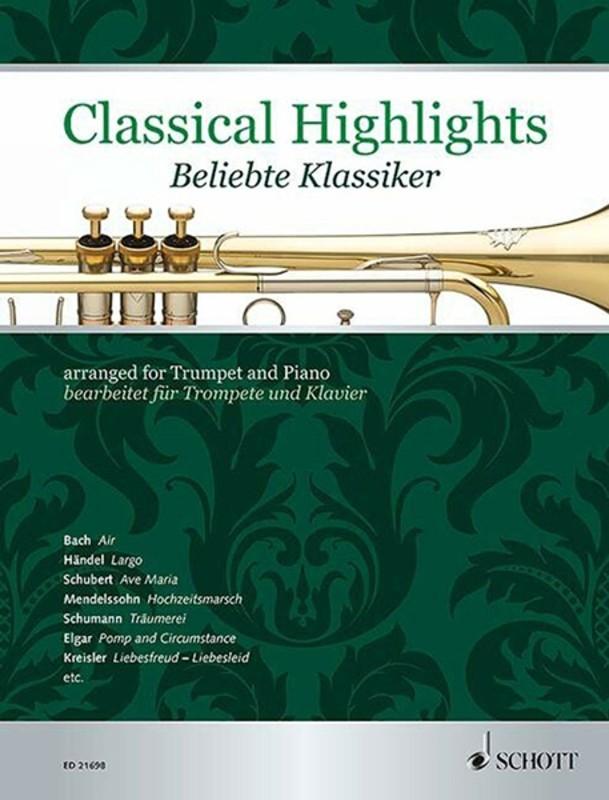 Classical Highlights, Trumpet & Piano-Brass-Schott Music-Engadine Music