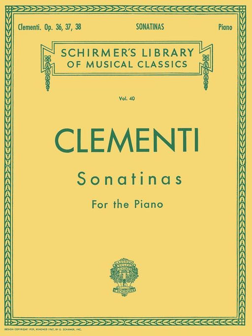 Clementi - 12 Sonatinas, Op. 36, 37, 38, Piano