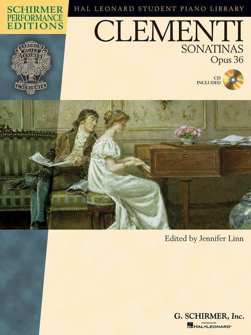 Clementi - Sonatinas Op. 36, Piano Book & Online Audio-Piano & Keyboard-G. Schirmer Inc.-Engadine Music