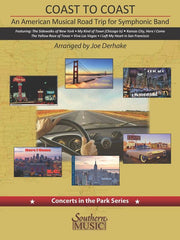 Coast to Coast: An American Musical Road Trip, Arr. Joe Derhake Concert Band Grade 3.5-Concert Band-Southern Music Company-Engadine Music