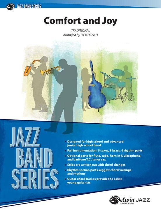 Comfort and Joy, Arr. Rick Hirsch Stage Band Chart Grade 3-Stage Band chart-Alfred-Engadine Music
