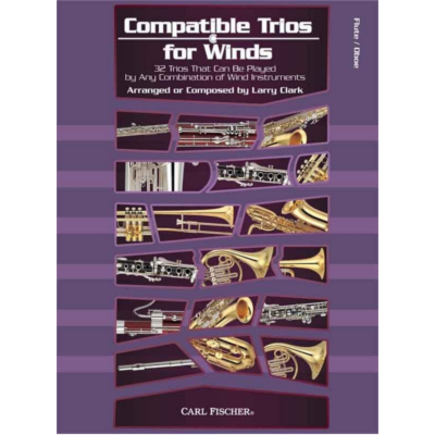 Compatible Trios for Winds - Flute/Oboe-Wind/Brass Trios-Carl Fischer-Engadine Music