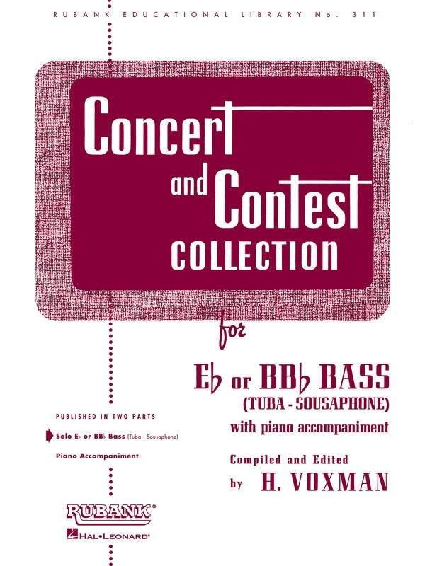 Concert and Contest Collection for Bass/Tuba (B.C.)-Brass-Rubank Publications-Engadine Music