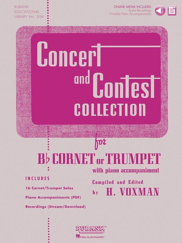 Concert and Contest Collection for Trumpet Bk/CD-Brass-Rubank Publications-Engadine Music