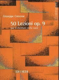 Concone - 50 Lezioni Op. 9, Vocal-Vocal-Ricordi-Engadine Music
