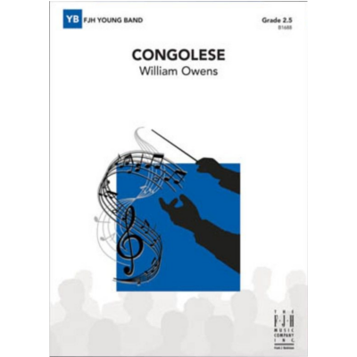 Congolese, William Owens Concert Band Chart Grade 2.5-Concert Band Chart-FJH Music Company-Engadine Music