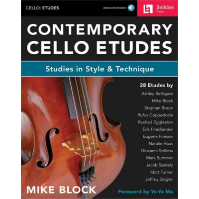 Contemporary Cello Etudes-Strings-Hal Leonard-Engadine Music