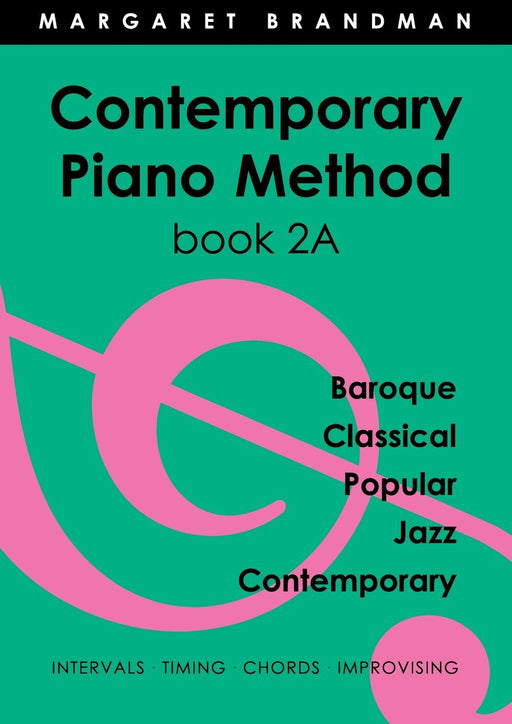 Contemporary Piano Method Book 2A-Piano & Keyboard-Margaret Brandman-Engadine Music