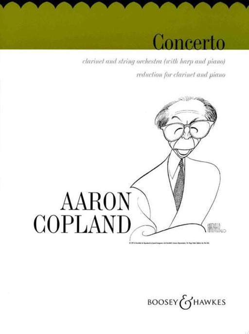 Copland Concerto for Clarinet and Piano-Woodwind-Boosey & Hawkes-Engadine Music