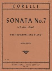 Corelli - Sonata No. 7 in D minor Op. 5, Trombone & Piano-Brass-International Music Company-Engadine Music
