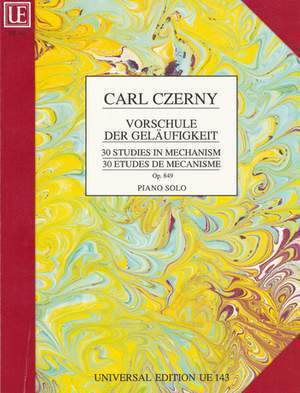 Czerny - 30 Studies in Mechanism Op. 849, Piano