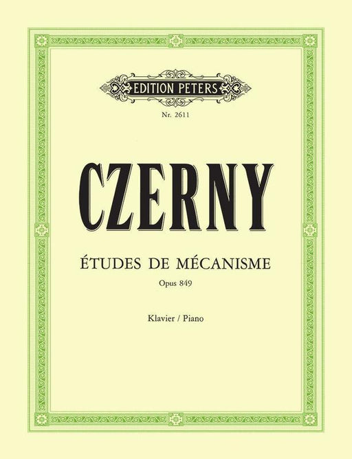 Czerny - 30 Studies of Mechanism Op. 849, Piano