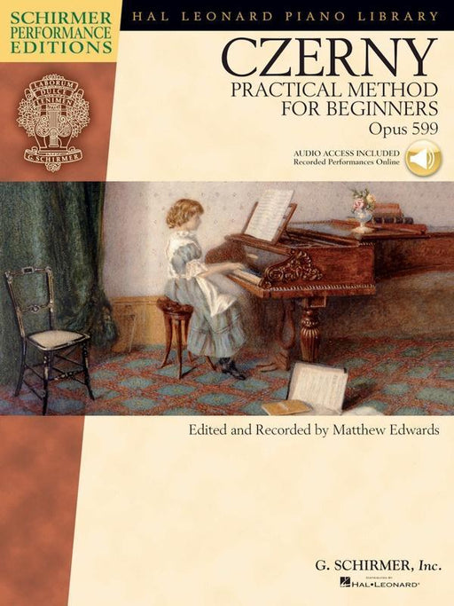 Czerny - Practical Method for Beginners Op. 599, Piano Book & Online Audio-Piano & Keyboard-G. Schirmer, Inc.-Engadine Music