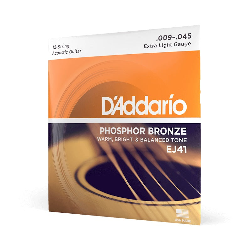 D'Addario 12 String Acoustic Guitar String Set - Various Gauges