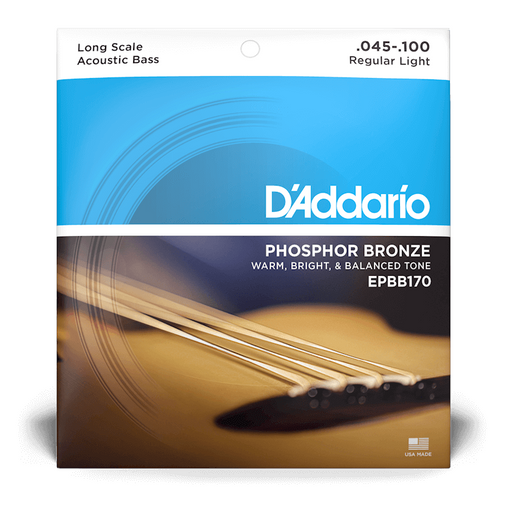 D'Addario Long Scale Acoustic Bass String Set