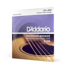 D'Addario Phosphor Bronze Acoustic Guitar String Set - Various Gauges