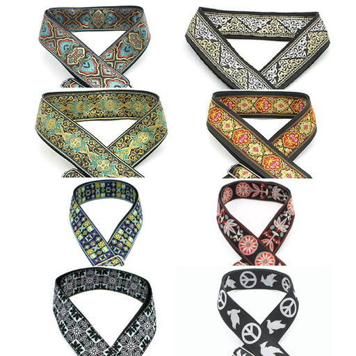 DSL 2" Guitar Strap Jacquard Weaving - Various Designs