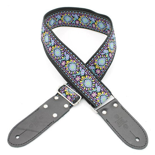 DSL 2" Guitar Strap Jacquard Webbing Purple
