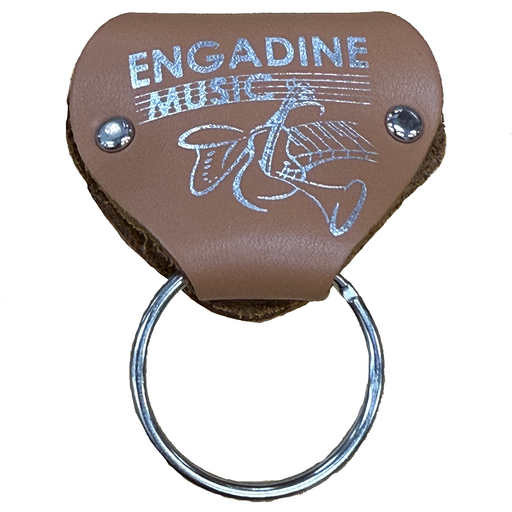 DSL Tan Leather Pick Case Keyring