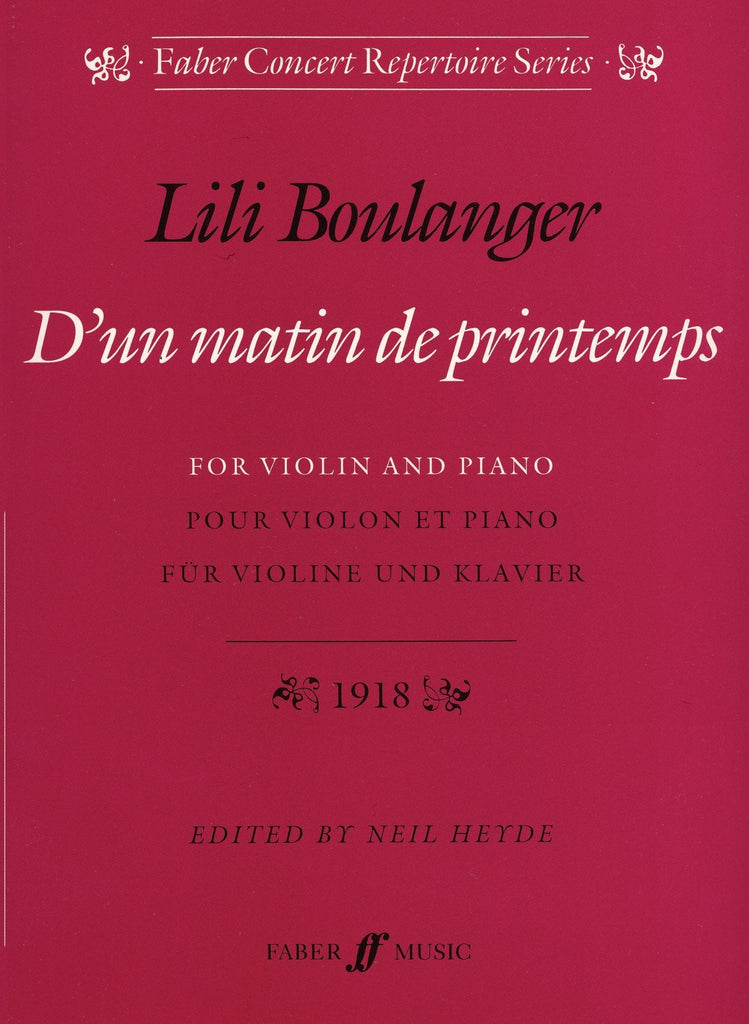 D'Un Matin de Printemps Violin & Piano-Strings-Faber Music-Engadine Music