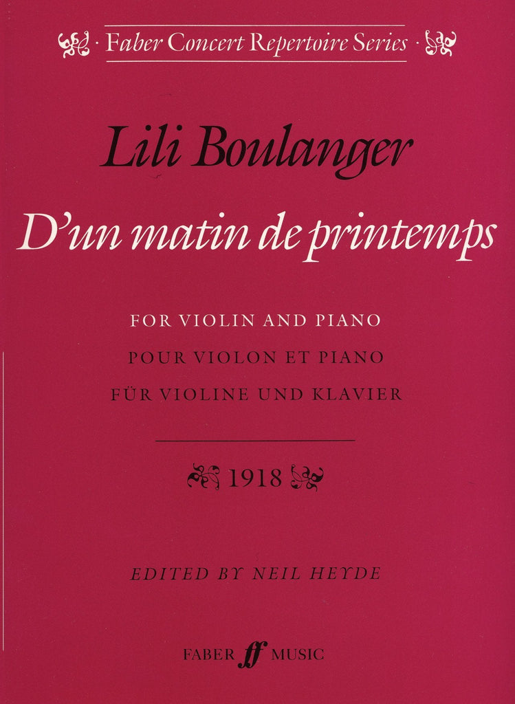 D'Un Matin de Printemps Violin & Piano-Strings-Faber Music-Engadine Music