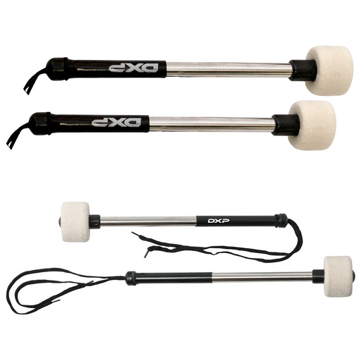 DXP Bass Drum Mallets with Aluminium Handle (Pair)