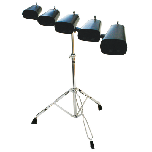 DXP Cowbells with Stand - Set Of 5