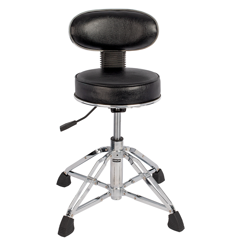 DXP Deluxe Hydraulic Drum Throne with Back Rest