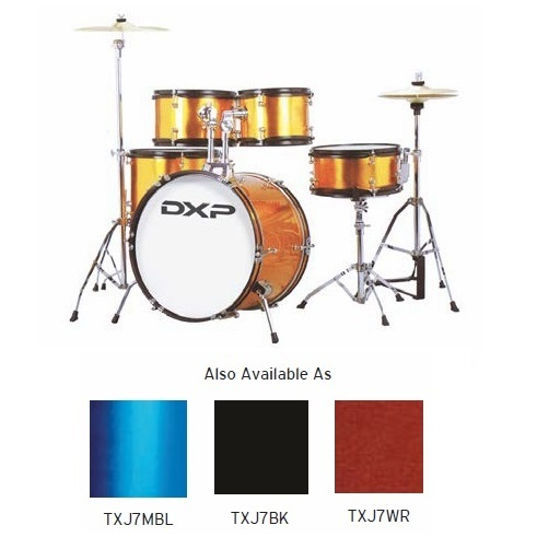 DXP TXJ7 JUNIOR PLUS DRUM OUTFIT-Acoustic Drum Kit-DXP-Engadine Music