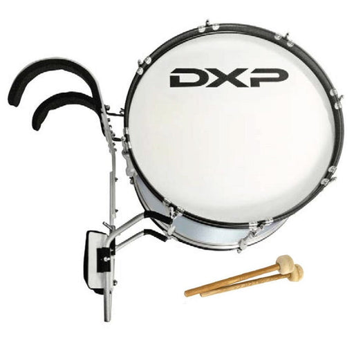 DXP Marching Bass Drum with Harness - Various