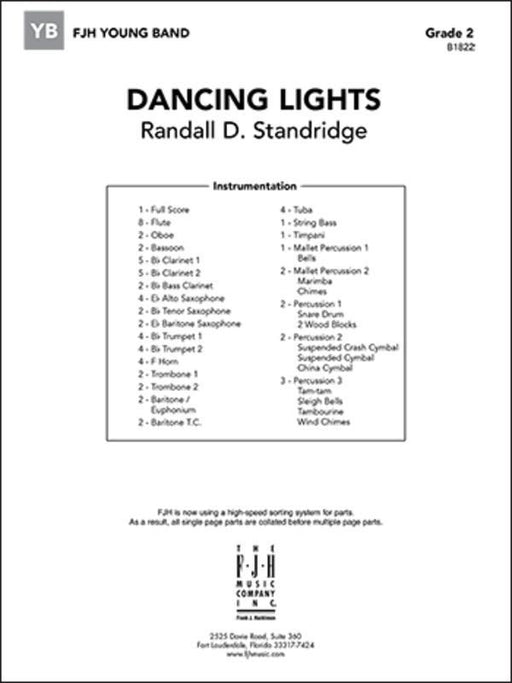 Dancing Lights, Randall D. Standridge Concert Band Grade 2