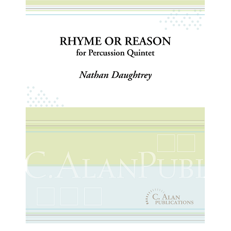 Daughtrey - Rhyme or Reason for Percussion Quintet