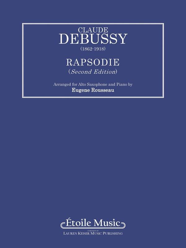 Debussy - Rapsodie, Alto Saxophone Solo with Keyboard-Woodwind-Etoile Music-Engadine Music
