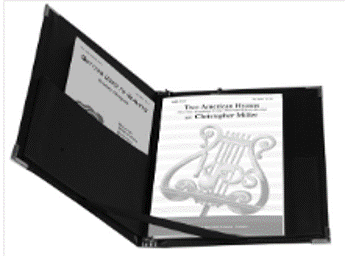 Deluxe Choral Performance Folder - Black-Music Folder-Neil A. Kjos Music Company-Engadine Music