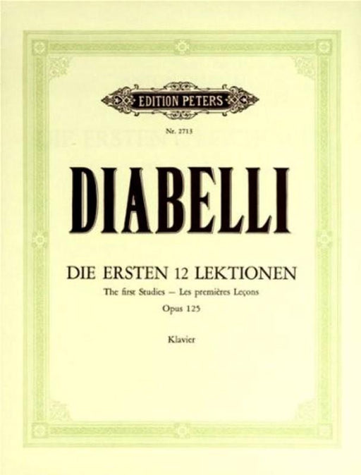 Diabelli - The First Studies Op. 125, Piano