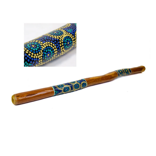 Didgeridoo Australian Hand-Painted Bloodwood / Stringybark 1.2-1.3m