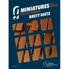 Dietz - 9 Miniatures & A Fantasy (Solo Marimba Collection)
