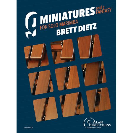 Dietz - 9 Miniatures & A Fantasy (Solo Marimba Collection)