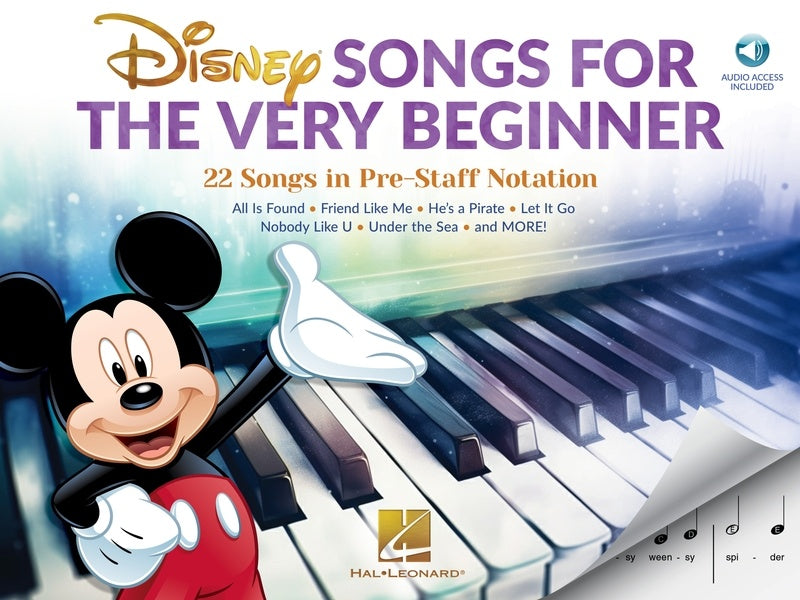 Disney Songs for the Very Beginner Piano