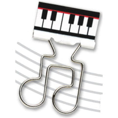 Double Clip 8th Note Pack of 4