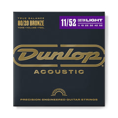 Dunlop 80/20 Bronze Acoustic Guitar String Set