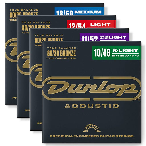 Dunlop 80/20 Bronze Acoustic Guitar String Set